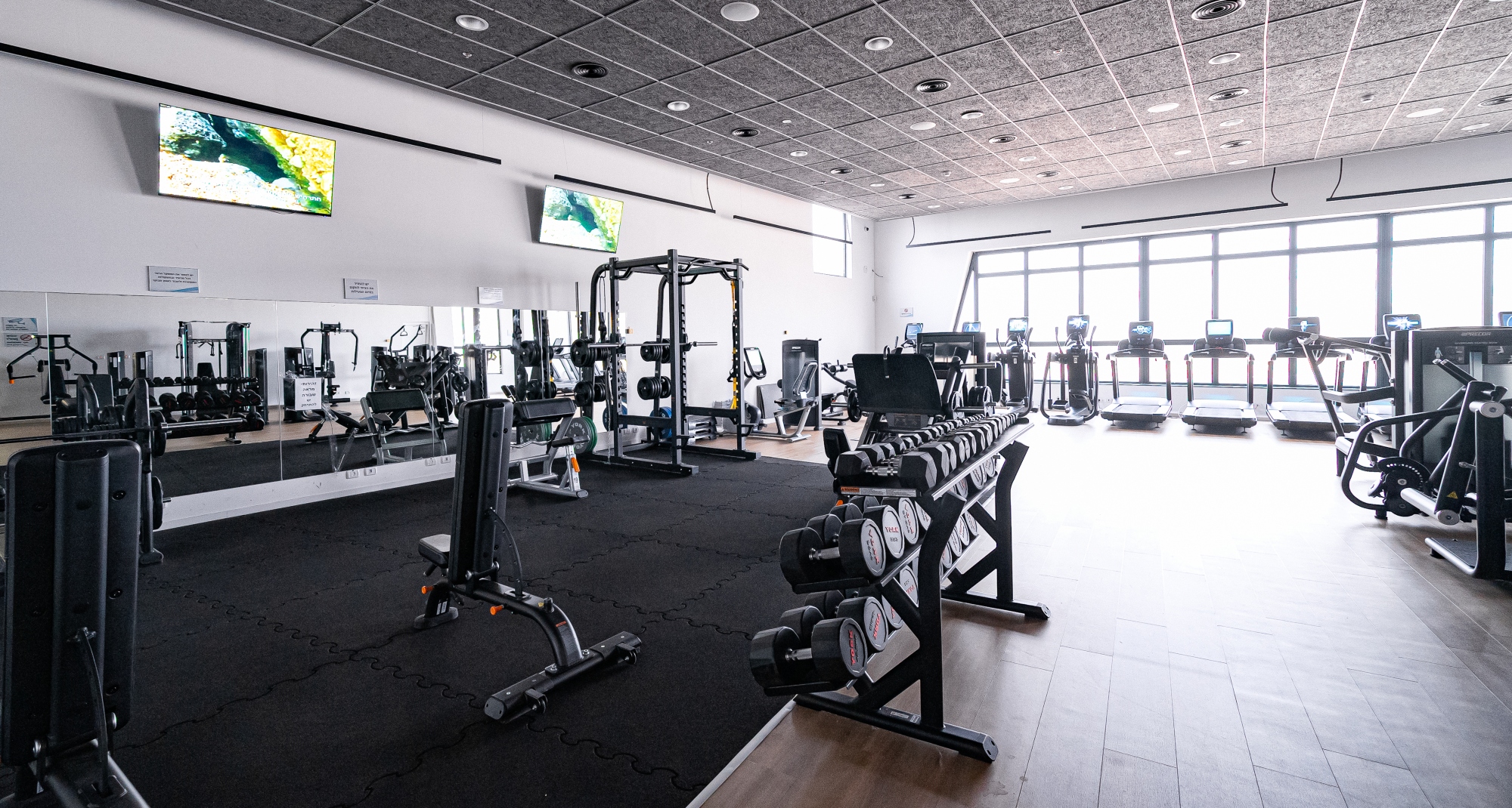 אימון בחדר הכושר ספורטיב